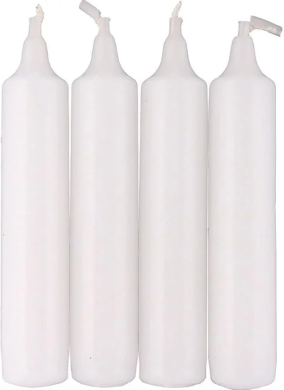 Marke: Pinnacle Peak Trading Company Pinnacle Peak Trading Company 4 White 20.5mm Diameter German Christmas Candles Made in Germany Large Pyramids — Kerzenlicht Abendessen