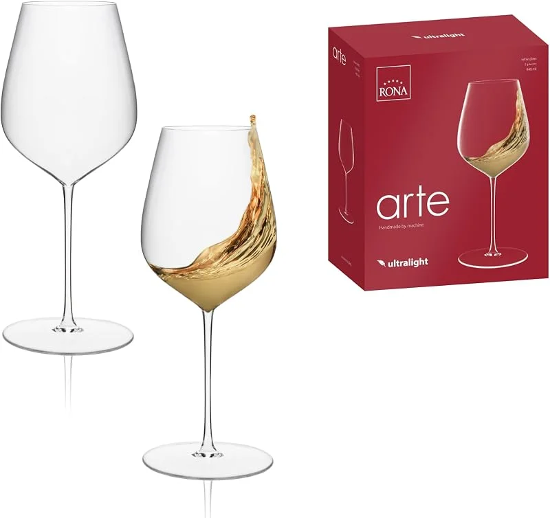 Besuche den RONA-Store RONA ARTE Weißweingläser 2er Set, ultraleicht mit feinem Kelchrand, 440 ml — Wein und Festtafel