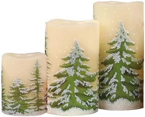 Besuche den TRIXES-Store TRIXES 3-tlg. Weihnachtsbaum LED Kerzen Batteriebetrieben — Weihnachtsbeleuchtung