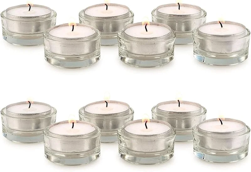 Besuche den pajoma-Store Teelichthalter - Mona, 12er Set, Premium Qualität, Gastro Dekoration Hochzeit Geburtstag, pajoma® — Kerzenlicht Abendessen