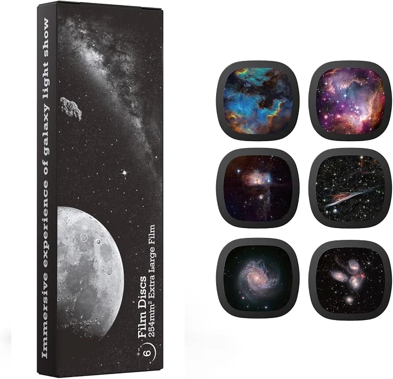 Besuche den Ainael-Store Sternenhimmel Projektor Scheiben, 5K HD Discs für Galaxy Projector — Weihnachtsbeleuchtung