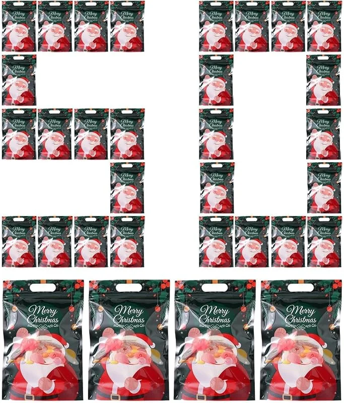 Marke: Generisch Weihnachts-Leckerli-, 50-teilige mit selbstverschließendem Wei — Geschenkverpackung