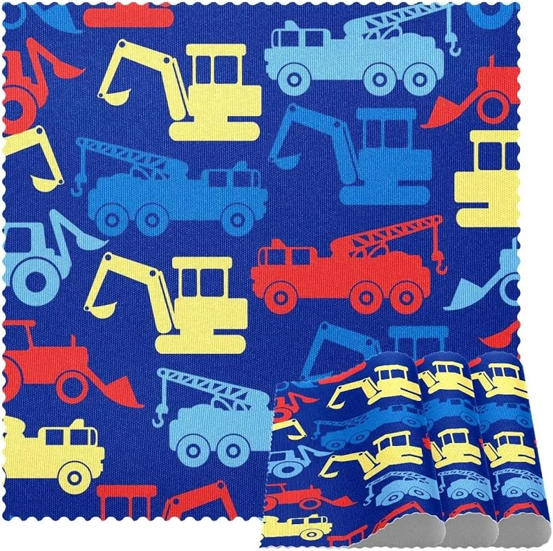 Marke: VAPOKF Cartoon Arbeit Trucks Platzsets Set von 1 für Esstisch Waschbar Rutschfeste Platzsets für Weihnachten Urlaub Geburtstag Party Tisch — Küche & Haushalt