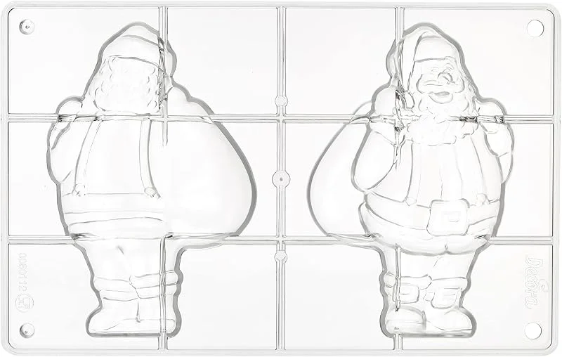 Marke: Decora DECORA 0050112 Profi-SCHOKOLADENFORM FÜR Nikolaus 99 X 150 MM 275 X 175 X 22 MM, Durchsichtig — Weihnachtskueche