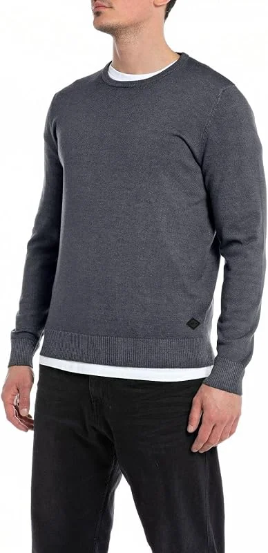 Replay Herren Uk2515 Cotton Reactive Pullover (1er Pack) — Weihnachtsmode