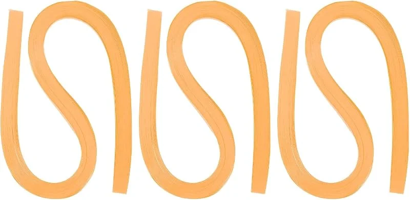 Besuche den PATIKIL-Store PATIKIL 360 Stück Quilling-Streifen Papier 5mm (3, 16") 54cm, Hellorange — Geschenkverpackung
