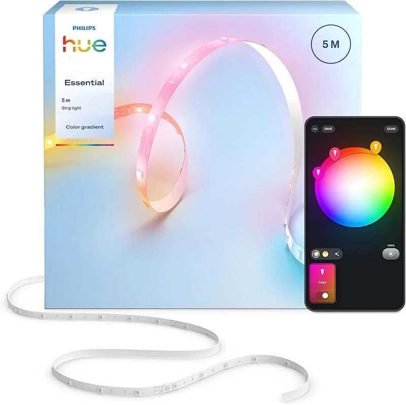 Philips Hue Essential LED Lightstrip, Innenbeleuchtung, 5m — Weihnachtsbeleuchtung