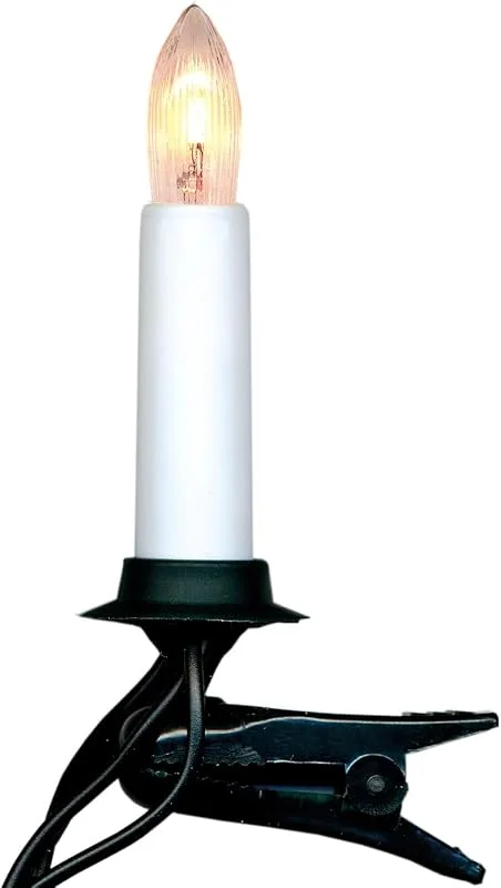Besuche den EGLO-Store EGLO LED Weihnachtskaum Kerzen, Set aus 25 Stabkerzen mit Halterung — Weihnachtsbeleuchtung