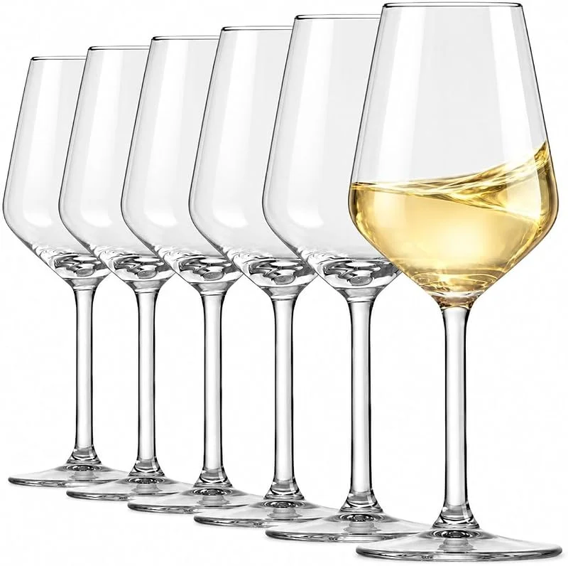 Besuche den Murago-Store Murago - 6er Set Weißweingläser Elegance ca. 380 ml - Weißwein Gläser klar — Wein und Festtafel