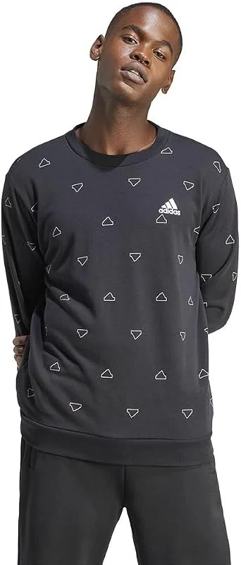 Adidas Herren Seasonal Essentials Monogram Graphic Crew Sweatshirt — Weihnachtsmode