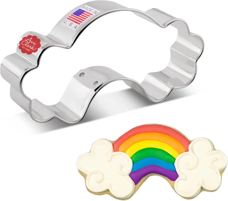 Besuche den Ann Clark Cookie Cutters-Store Ann Clark Cookie Cutters Regenbogen-Ausstecher, 10, 16 cm — Weihnachtskueche