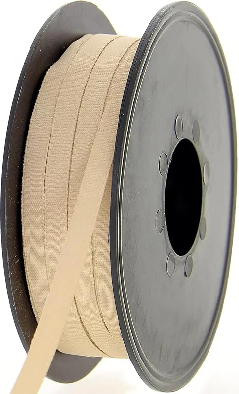 Besuche den Les Petits Rubans-Store Doppelseitiges Satinband aus 100% Polyester für Hochzeiten, Geschenkverpackungen, Blumenarrangements, Kunsthandwerk, Kuchen, Schleifen, Verzierungen, 6 mm x 50 m, Beige