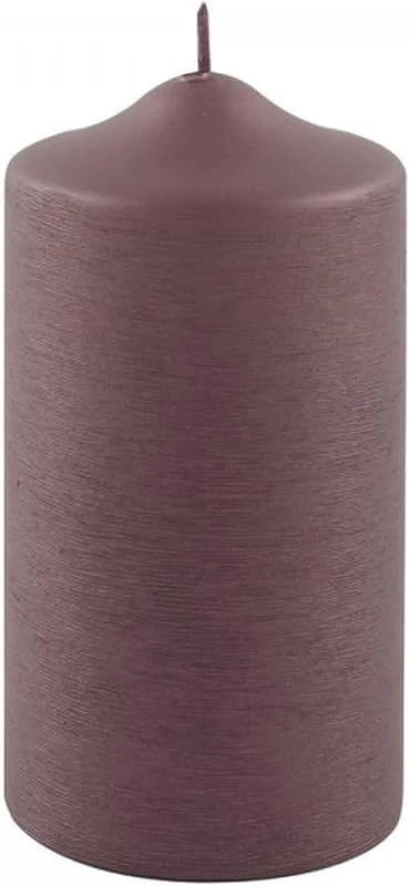Besuche den Fink-Store Fink - Kerze, Stumpenkerze - Paraffin - Farbe: Bordeaux - (ØxH) 8 x 15 cm — Kerzenlicht Abendessen