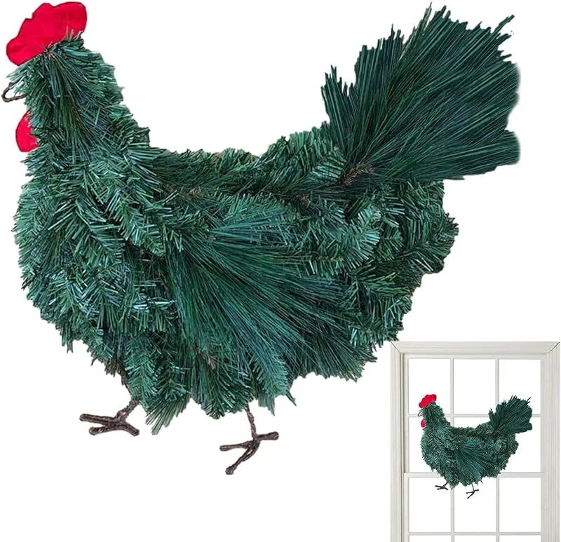 Marke: Generisch Hunde-Weihnachtskranz, Dackelkranz, Dekorative Tier-Weihnachtskranz-Girlande - Lustige Weihnachtsdekorationen für Haustür, Bücherregal, Wohnzimmer, Garten, Fenster