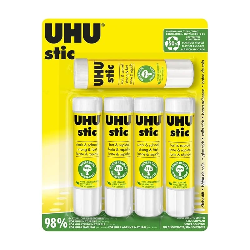 Besuche den UHU-Store UHU stic Klebestift 5x21g — Wein und Festtafel