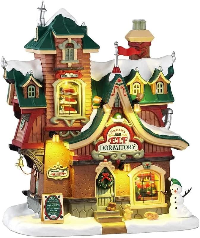 Marke: Lemax Lemax Santa's Elf Dormitory, B, O (4.5V) — Weihnachtsdeko