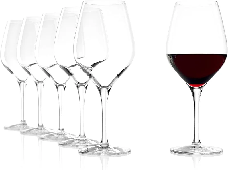 Besuche den Stölzle Lausitz-Store Stölzle Lausitz Exquisit Rotweingläser Weingläser 480 ml, 6er-Set — Wein und Festtafel