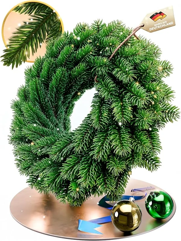 Besuche den ArtiTree-Store ArtiTree Weihnachtskranz 40 cm – Türkranz & Adventskranz künstlich — Weihnachtsdeko