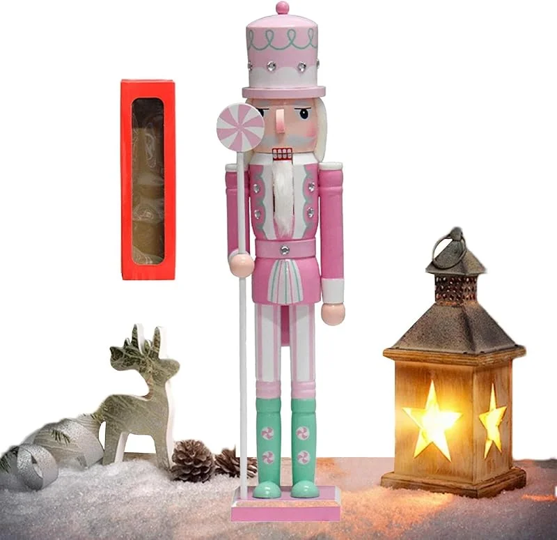 Marke: Teksome Weihnachts-Nussknacker-Figuren Dekorative Festtagsstatue als — Küche & Haushalt
