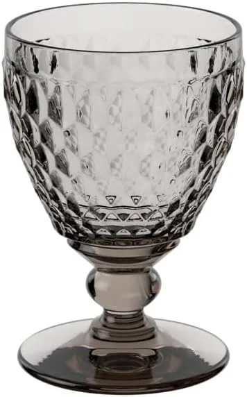Villeroy & Boch Boston Coloured Weißweinglas Smoke, 230 ml, Kristallglas, Grau — Wein und Festtafel