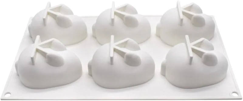 Marke: BESTOYARD Hasenform Silikon Schokoladenform für Schokolade, Weiß, Hotel Restaurant — Weihnachtskueche