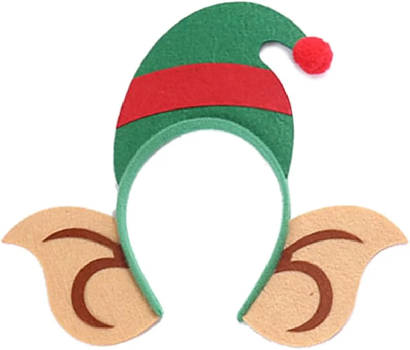 Marke: Tsophreniq Weihnachts Elfen Stirnband mit Ohren, Haarreifen, Kopfbedeckung mit Ohren für Frauen — Weihnachtsmode