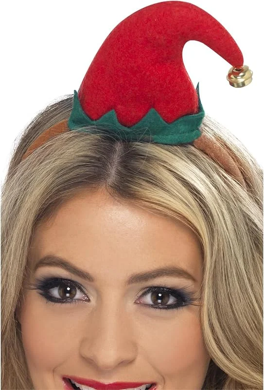 Besuche den Smiffys-Store Smiffys Mini-Elfenhut — Weihnachtsmode