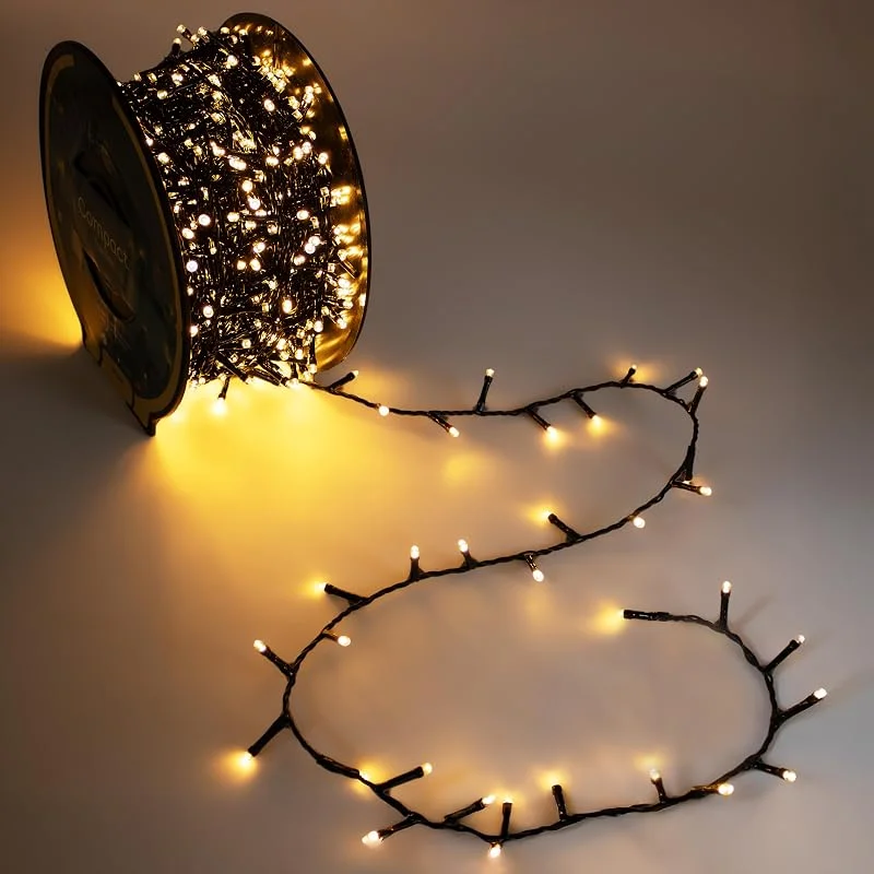 Besuche den Spetebo-Store Außen Lichterkette auf Trommel Soft Gold 30 m mit Stecker - 1000 LED - Weihnachtslichterkette mit Dual Timer und 8 Funktionen - Weihnachten Advent Garten Deko Baum Outdoor Beleuchtung — Weihnachtsbeleuchtung