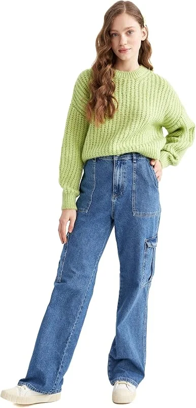 Besuche den DeFacto-Store DeFacto Damen Pullover Sweater — Weihnachtsmode