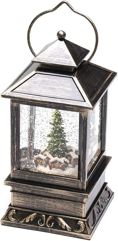 Besuche den Konstsmide-Store Konstsmide LED Schneelaterne Weihnachtsmarkt, wassergefüllt, warm weiße Diode, batteriebetrieben, Innen - 4356-000 — Weihnachtsdeko