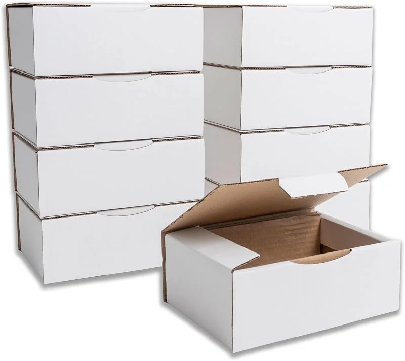 Marke: IPEA IPEA Faltkartons Weiß 20 x 14 x 7, 5 cm für Versand, E-Commerce, Geschenke - [ 10 Stück ] - Made in Italy - Quadratische Mehrzweckboxen zum Verpacken von Gegenständen, Veranstaltungen - Kartonboxen — Geschenkverpackung