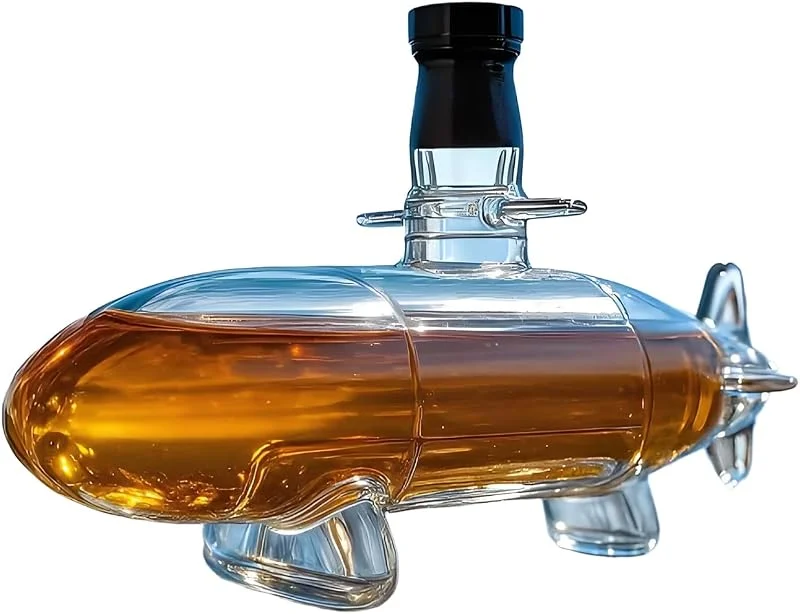 Marke: Generisch Dekanter für Alkohol, 3D-geformt, dekorativ, auslaufsicher — Wein und Festtafel