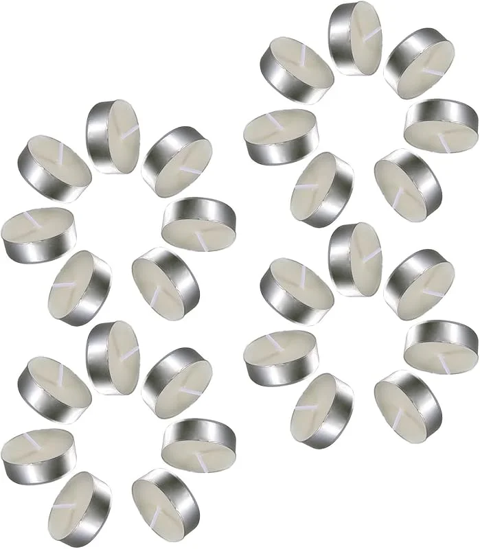 Marke: BESTOYARD BESTOYARD Rauchfreie Teelichter ohne Duft aus Paraffin und Aluminium 150 Stück Vielseitige Dekoration und Elegante Atmosphäre für Hochzeit und Dinner — Kerzenlicht Abendessen