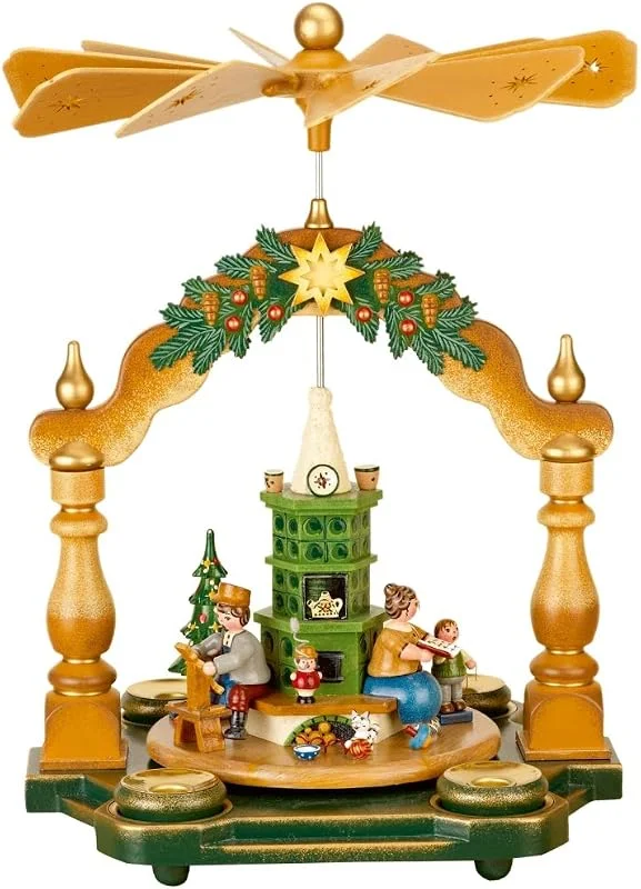Besuche den Hubrig Volkskunst GmbH-Store Hubrig-Volkskunst Pyramiden Großmutters Weihnachtsstube 35 x 25 cm — Weihnachtsdeko