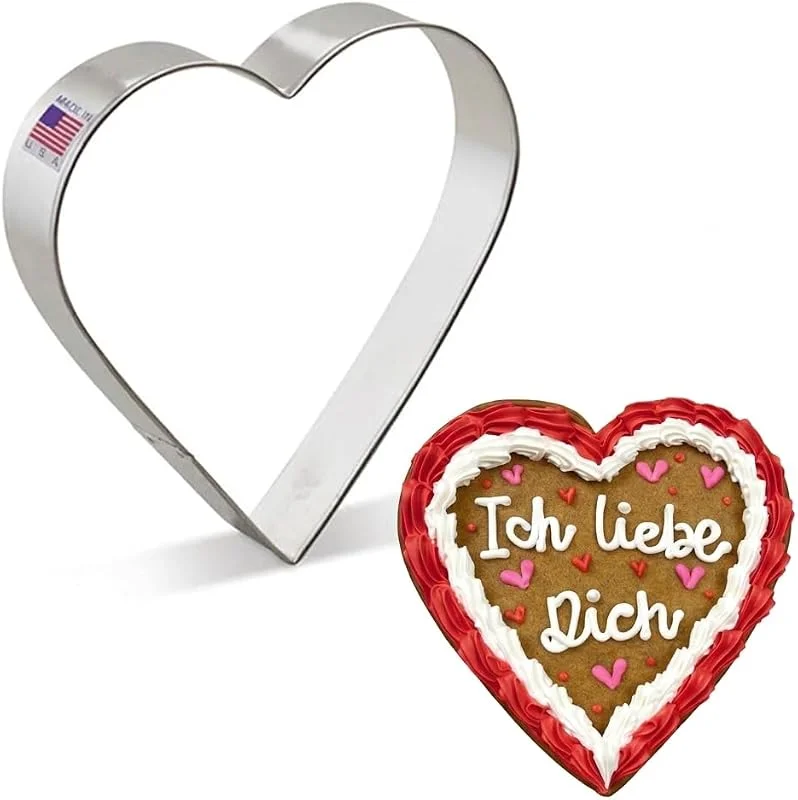 Besuche den Ann Clark Cookie Cutters-Store Ausstechform Herz groß Ausstecher 12, 7 cm Oktoberfest-Kekse US verzinnter Stahl von Ann Clark — Weihnachtskueche