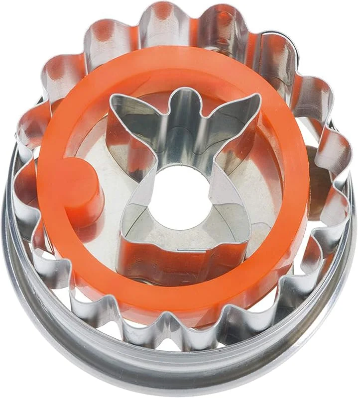 Besuche den RBV Birkmann-Store Birkmann, Ausstechform Linzer, Engel, 5cm, Edelstahl, einzigartiges Motiv, für Kekse mit eingeprägtem Muster — Weihnachtskueche