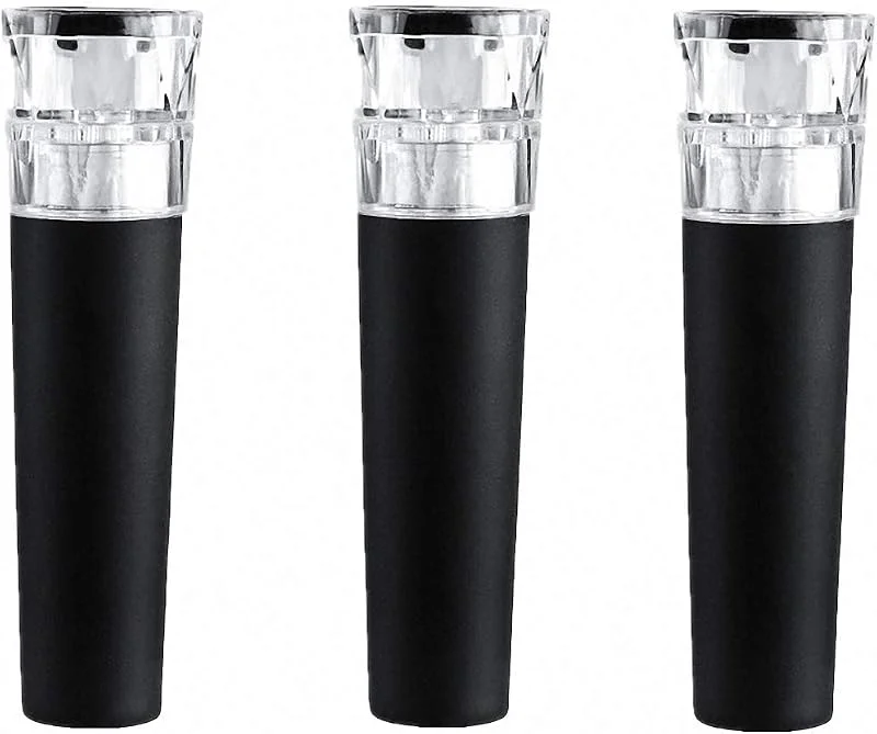 Marke: Ulalaza 3Pcs Weinstopper Champagner Flaschenverschluss Saver Wiederverwendbare Vakuum-Gummidichtung, um das Sammeln von Wein frisch für die Hochzeit Familienbar zu halten — Wein und Festtafel