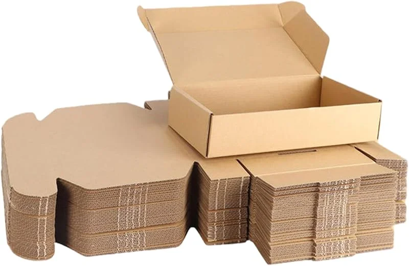 Marke: Muzrunq Kleine Versandkartons, 6 x 4 x 1, 6 Zoll große Faltkartons aus Wellpappe, 20 Stück für Unternehmen, als Mailer, Geschenkverpackung, Bastelverpackung.