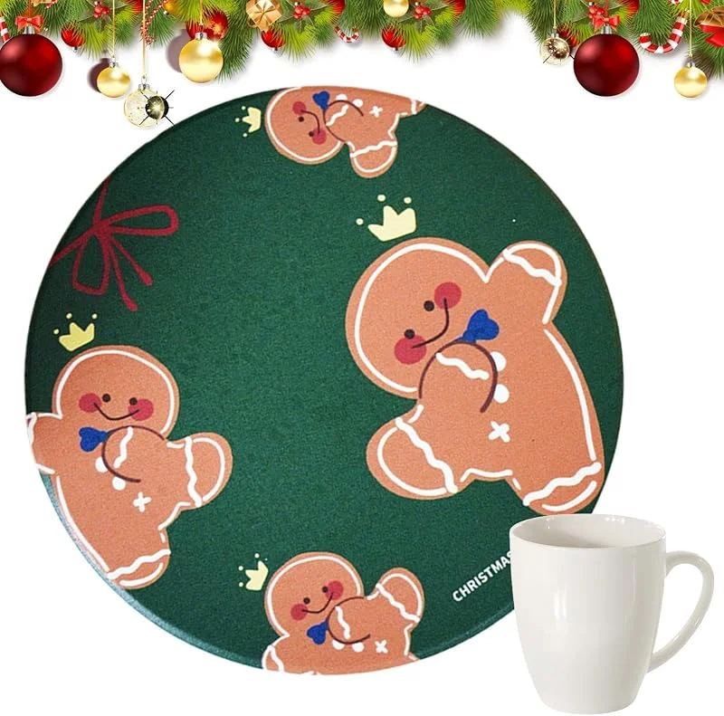 Marke: Jvjggag Platzset Weihnachten Runde -Getränkeuntersetzer — Advent und Tisch