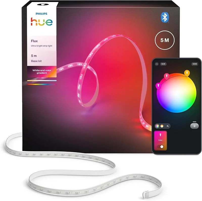 Philips Hue Flux UltraBright LED-Lightstrip, Innenbeleuchtung, 5m — Weihnachtsbeleuchtung