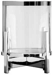Besuche den Fink-Store Fink - Charles - Zylinder für Windlicht - klar - versilbert - Höhe 12 cm - Ø 12 cm — Kerzenlicht Abendessen