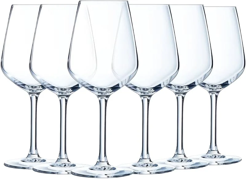 Marke: Luminarc Luminarc - Vinetis Collection – 6 Stielgläser 30 cl – modernes und elegantes Design – verstärkte Verpackung, Transparent, Farblos — Wein und Festtafel